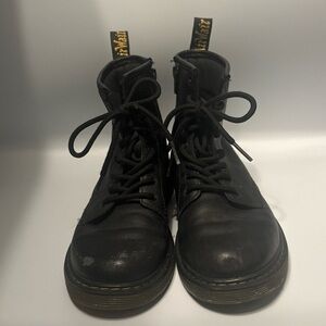 Doc Marten black leather boots